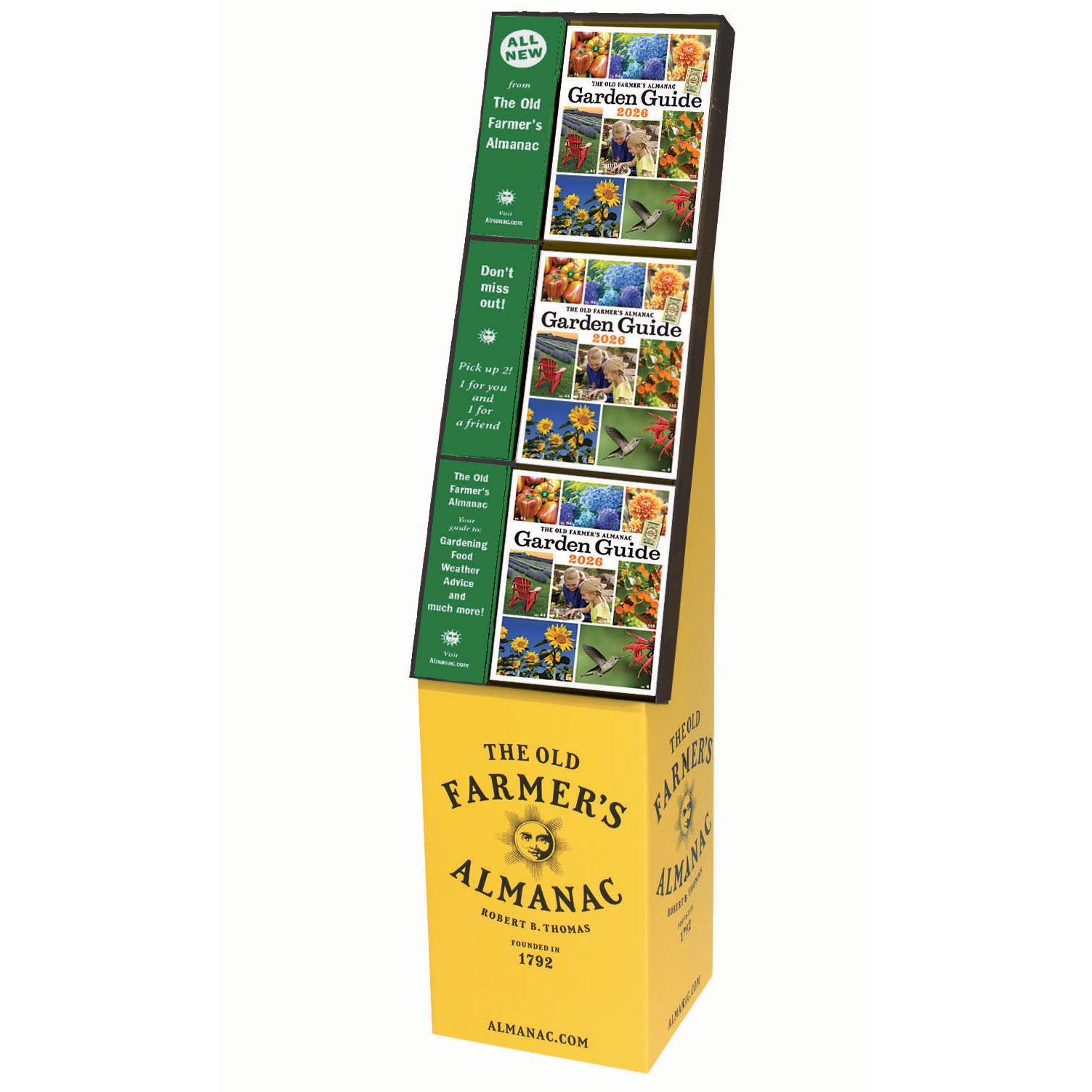 2026 Garden Guide Floor Stand