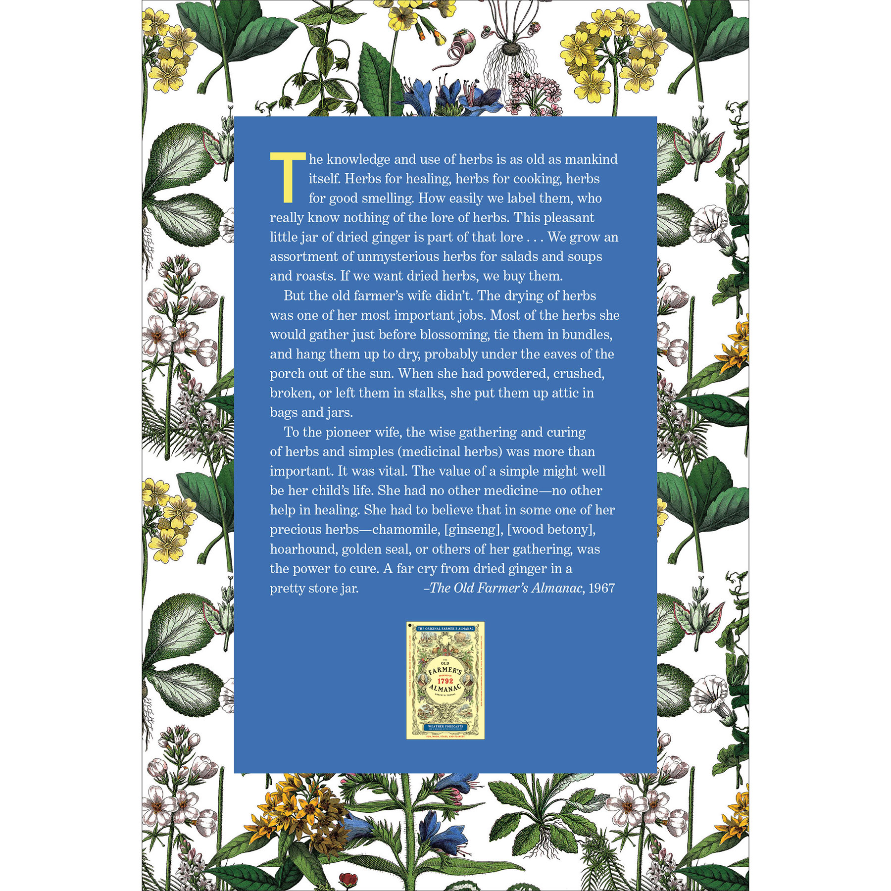 Guide to Herbs Back Cover