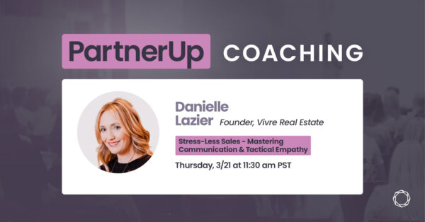 PartnerUp Coaching Email Banner - Danielle