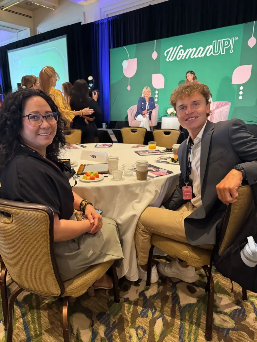 Team at WomanUp! event